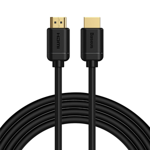 Baseus 2x kabel HDMI 2.0 4K 60Hz, 3D, HDR, 18 Gb/s, 3 m (černý)