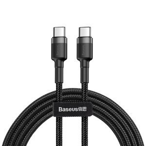 Baseus Cafule PD2.0 60W bleskové nabíjení USB pro kabel typu C (20V 3A) 2m šedo-černý