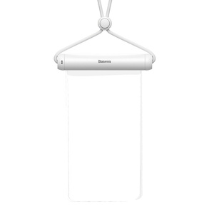 Baseus Cylinder Slide-cover vodotěsná taška na smartphone (bílá)