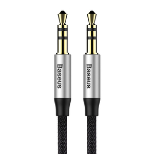 Baseus Yiven Audio kabel 3,5 samec Audio M30 1,5 m - stříbrno-šedý