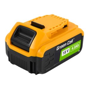 Baterie pro elektrické nářadí Green Cell PTDW18V4, DeWalt XR 18V 4Ah DCB182