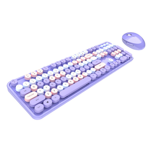 Bezdrátová klávesnice s myší MOFII Sweet Purple