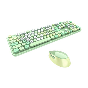 Bezdrátová sada klávesnice + myš MOFII Sweet 2.4G (zelená)