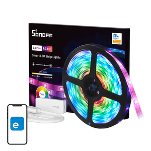 Chytrý světelný pásek LED WiFi RGBIC Sonoff L3 Pro 5 m