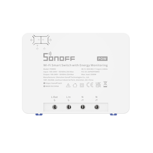Chytrý vypínač Wi-Fi s monitorováním spotřeby energie Sonoff POWR3 (25A/5500W)