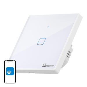 Chytrý vypínač WiFi + RF 433 Sonoff T2 EU TX (1 kanál) aktualizováno