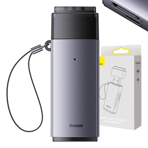 Čtečka paměťových karet SD/TF řady Baseus Lite, USB (šedá)