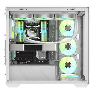 Dakflash DLX4000 Computer Case glass (white)