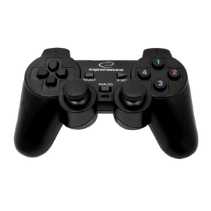 Drátový gamepad Esperanza EG102 černý