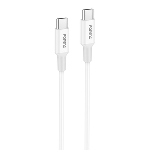 Foneng X106 60W USB-C to USB-C cable, 1.2m (white)