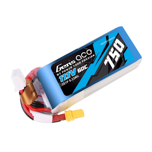 Gens Ace 750mAH 11,1V 60C 3S1P Lipo baterie s konektorem XT30.