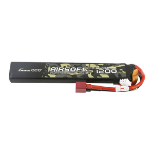 Gens ace 25C 1200mAh 2S1P 7.4V Airsoft Gun Lipo baterie s T zástrčkou