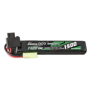 Gens ace G-Tech 25C 1500mAh 3S1P 11.1V Airsoft Gun Lipo baterie s Tamiya