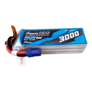 Gens ace G-Tech 3000mAh 22,2V 60C 6S1P Lipo Battery Pack s EC5 konektorem