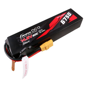 Gens ace G-Tech 6750mAh 14,8V 60C 4S1P Lipo Battery Pack Pouzdro z PC materiálu s konektorem XT90