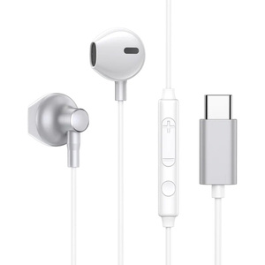 Joyroom JR-EC03 Drátová sluchátka, USB C (stříbrná) 10 + 4 ks ZDARMA