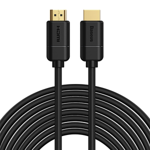 Kabel Baseus 2x HDMI 2.0 4K 30Hz, 3D, HDR, 18Gbps, 8m - černý