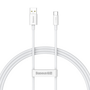 Kabel Baseus Superior Series USB-C, 65W, PD, 1 m (bílý)