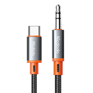 Kabel Mcdodo CA-0820 USB-C na 3,5mm mini jack AUX, 1,2 m (černý)