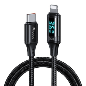 Kabel Mcdodo CA-1030 USB-C na Lightning, 36 W, 1,2 m (černý)