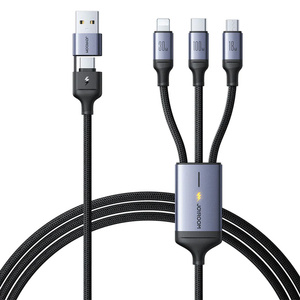 Kabel Speedy USB Joyroom SA21-2T3, 6 v 1/ 100W/kabel 1,5 m (černý)