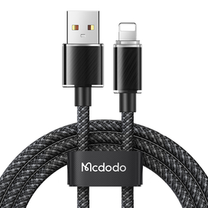 Kabel USB-A na Lightning Mcdodo CA-3640, 1,2 m (černý)