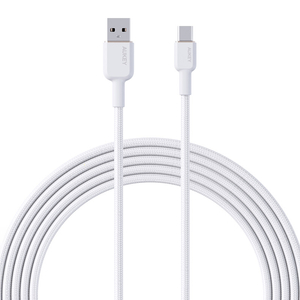 Kabel USB-A na USB-C Aukey CB-NAC2, 60W, 1,8 m (bílý)