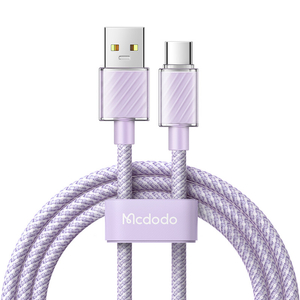 Kabel USB-A na USB-C Mcdodo CA-3655, 100W, 2m (fialový)