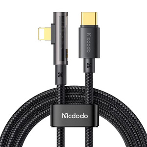 Kabel USB-C na Lightning Prism 90 stupňů Mcdodo CA-3391, 1,8 m (černý)