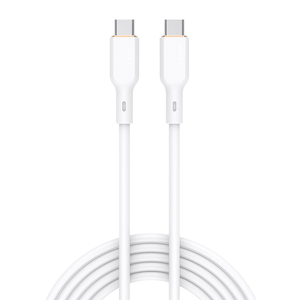 Kabel USB-C na USB-C Aukey CB-SCC102, 100W, 1,8 m (bílý)