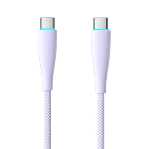 Kabel USB-C na USB-C Toocki TXCTT1- BMH01-P, 1m, PD, FC 100W (fialový)