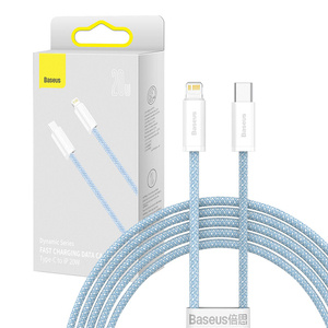 Kabel USB-C pro Lightning Baseus řady Dynamic, 20 W, 2 m (modrý)