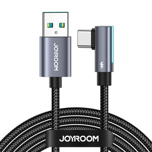 Kabel USB-C, úhlový Joyroom S-AC027A17 3A, 1,2 m (černý)