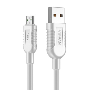 Kabel USB-Micro USB VFAN X04, 5A, 1,2 m (bílý)