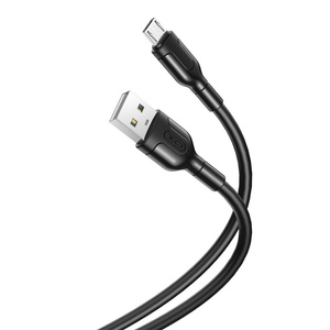 Kabel USB na Micro USB XO NB212 2,1A 1m (černý)