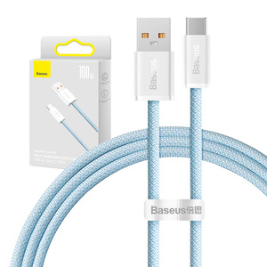 Kabel USB na USB-C Baseus řady Dynamic, 100 W, 1 m (modrý)