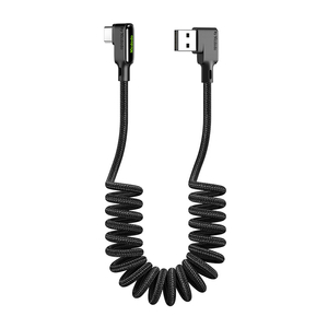 Kabel USB na USB-C, Mcdodo CA-7310, úhlový, 1,8 m (černý)