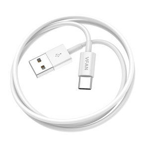 Kabel USB na USB-C VFAN X03, 3A, 1 m (bílý)