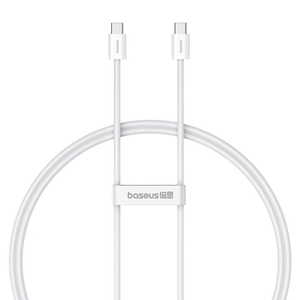 Kabel szybkiego ładowania USB-C do USB-C Baseus Superior 2 100W 1m (biały)