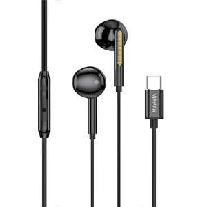 Kabelová sluchátka do uší VFAN M11, USB-C (černá)
