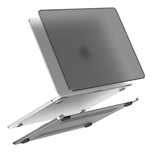 Lention Pouzdro s matným povrchem pro Macbook Air 13,6" (černý)
