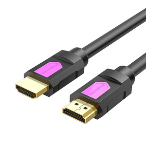 Lention VC-HH20 HDMI 4K High-Speed to HDMI 2.0 cable, 18Gbps, PVC, 0,5m (black)