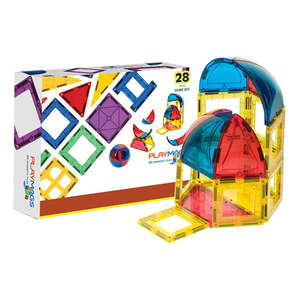 Magnetickáns stavebnice 3D Dome Playmags 164 - sada 28 ks