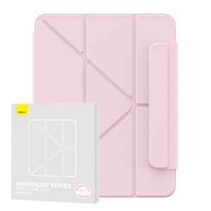 Magnetické pouzdro Baseus Minimalist pro Pad 10.2″ (2019/2020/2021) (baby pink)