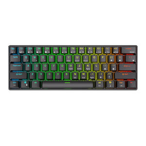 Mechanická klávesnice Royal Kludge RK61 RGB, hnědé spínače (černá)