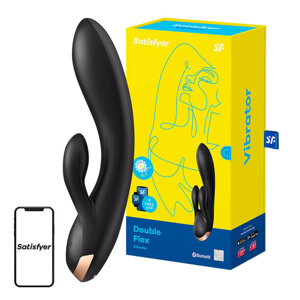 Multifunkční vibrátor  Double Flex Connect Satisfyer (černý)