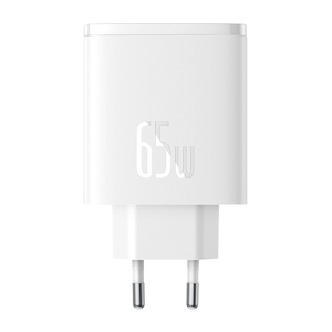 Nástěnná nabíječka Baseus OS-Cube Pro 2xUSB-C + USB, 65W (bílá)