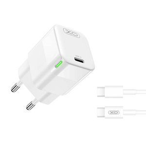 Nástěnná nabíječka XO CE06, 30W, USB-C, s kabelem UBS-C