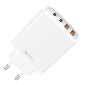 Nástěnná nabíječka XO CE22, 45W, GaN, 2x USB-C, 2x USB-A