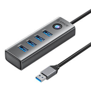 Orico PDD4U USB to 4x USB 3.0 Hub Adapter (gray)